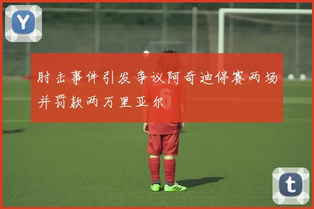 肘击事件引发争议阿奇迪停赛两场并罚款两万里亚尔